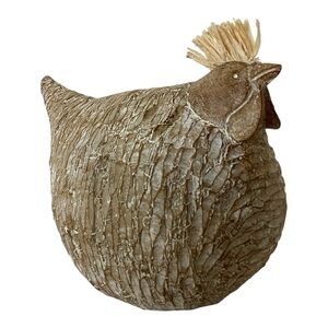 Elements Whimsical And Playful Rooster Chicken Bird Country Farmhouse Figurine